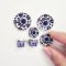 Blue Delf Ceramic Plates Mugs Miniature Tableware