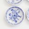 Blue Delft Ceramic Mugs plates Set 4 Pcs