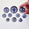 Blue Delft Ceramic plates Set 10 Pcs