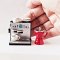 Miniature Coffee Machine and Moka Pot for Dollhouse