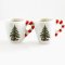 Miniature Ceramic Christmas mug handmade