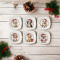 Ceramic Plate Christmas Puppy Set 6Pcs