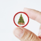 Ceramic Plate Christmas tree Set 5Pcs