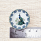 Peacock Ceramic plates Set 3 Pcs