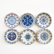 Mini Ceramic Art Blue Delft Plates