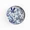 Miniature Blue and White Porcelain Plates with Oriental Designs