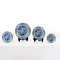 Miniature Blue and White Plates with Classic Chinese Porcelain Designs