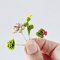 100 Pcs Handcrafted Miniature Succulent Collection