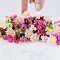 50 Pcs Handcrafted Miniature Pink Floral Collection