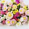 Handcrafted Miniature Mixed 100 Pcs Floral Bouquet