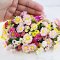 Handcrafted Miniature Mixed 100 Pcs Floral Bouquet