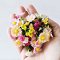 Handcrafted Miniature Mixed 100 Pcs Floral Bouquet