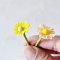 Handcrafted Miniature Yellow Floral Bouquet Collection