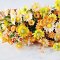 100 Pcs Handcrafted Miniature Orange Floral Bouquet Collection