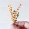 Handcrafted Miniature Orange Floral Bouquet Collection