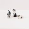 Set of 3 Handcrafted Miniature Cat Figurine Collection