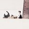 Set of 3 Handcrafted Miniature Cat Figurine Collection