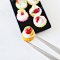 Miniature Assorted Fruit Cupcake on Black Tray