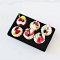 Miniature Assorted Fruit Cupcake on Black Tray