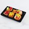 Miniature Assorted Sweet Fruit Tart on Black Tray