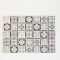 Moroccan Style Ceramic Tiles Set 35 Pcs