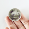 Handcrafted Miniature Ceramic Plates with Wine and Grapevine Designs