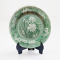 Green Chinoiserie Ceramic Plates 2.5cm