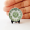 Green Chinoiserie Ceramic Plates 2.5cm