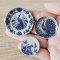 traditional Chinese art miniature ceramic plates