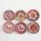 Ceramic Plates with Vintage Designs 2.5 cm