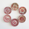 Ceramic Plates with Vintage Designs 2.5 cm