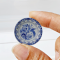 Handcrafted Miniature Blue and White Delftware Ceramic Plates Set