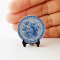 Handcrafted Miniature Blue and White Delftware Ceramic Plates Set