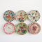 Miniature Chinoiserie Ceramic Plates Set