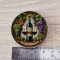 Handcrafted Miniature Vineyard-Themed Ceramic Plate Set