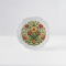 Handcrafted Miniature Ceramic Plate with Floral Design