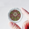 Handcrafted Miniature Ceramic Plate with Floral Design