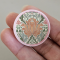 William Morris Style Miniature Plates - Vintage Victorian Set of 3