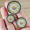 Miniature Vintage Lemon Style Plates Set of 3