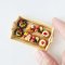 Assorted Fruit Pastries on Wooden Tray Set