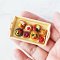 Assorted Fruit Pastries on Wooden Tray Set