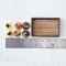 Assorted Fruit Pastries on Wooden Tray Set