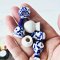 Set of 10 Miniature Colorful Ceramic Vases