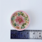 Set of 3 Miniature Pink Floral Plates Inspired by William Morris