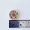 Set of 3 Miniature Pink Floral Plates Inspired by William Morris