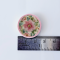 Set of 3 Miniature Pink Floral Plates Inspired by William Morris