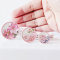 Handcrafted Miniature Plates with Pink Floral Designs