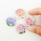 Handcrafted Miniature Plates with Hydrangea Floral Designs