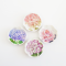 Handcrafted Miniature Plates with Hydrangea Floral Designs