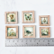 Handcrafted Miniature Framed Art for Dollhouse Decor